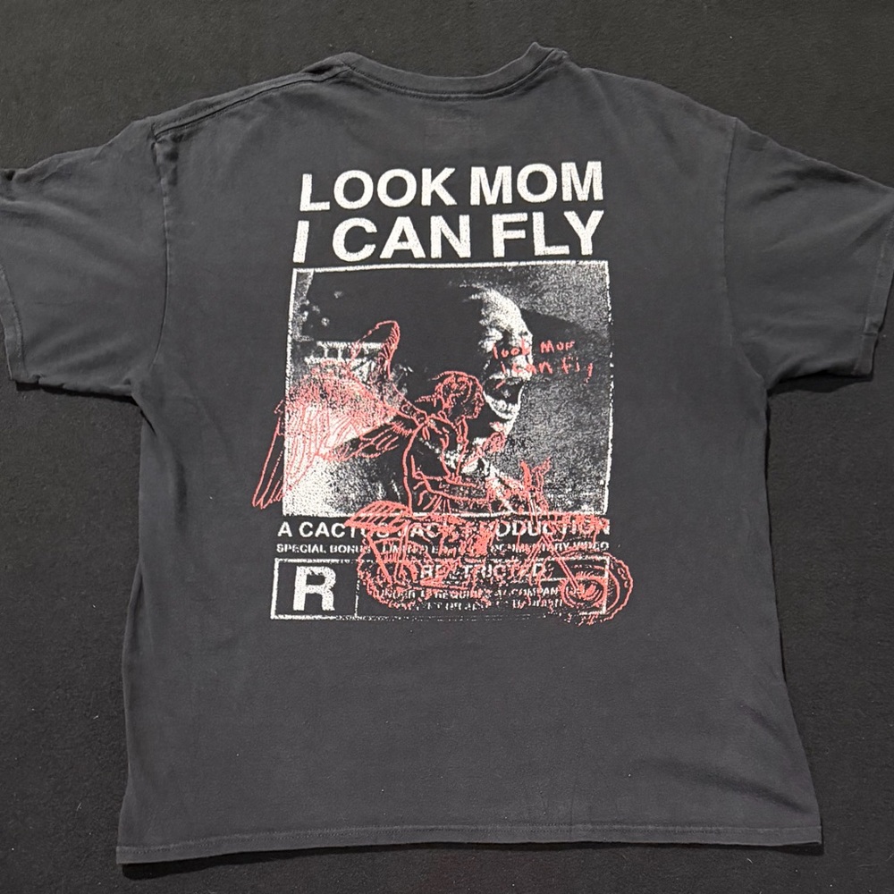 Travis Scott, “Look Mom I Can Fly” Cactus Jack T Shirt‎ Mens Size Large